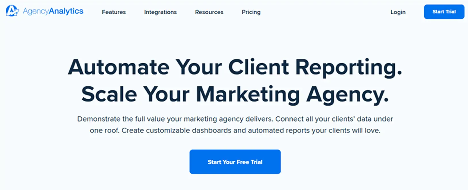 Agency Analytics The Reporting Expert