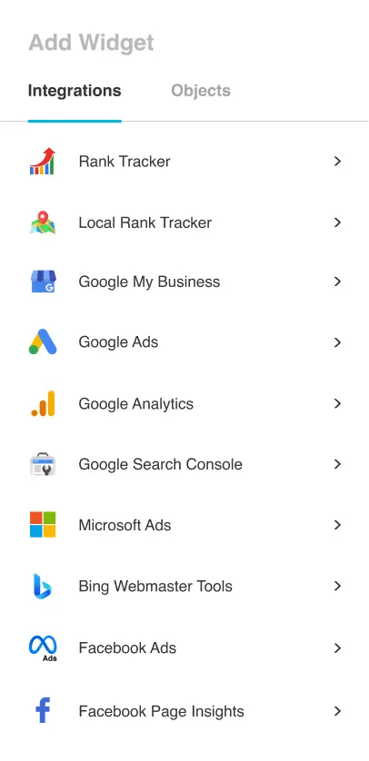 Seo dashborad