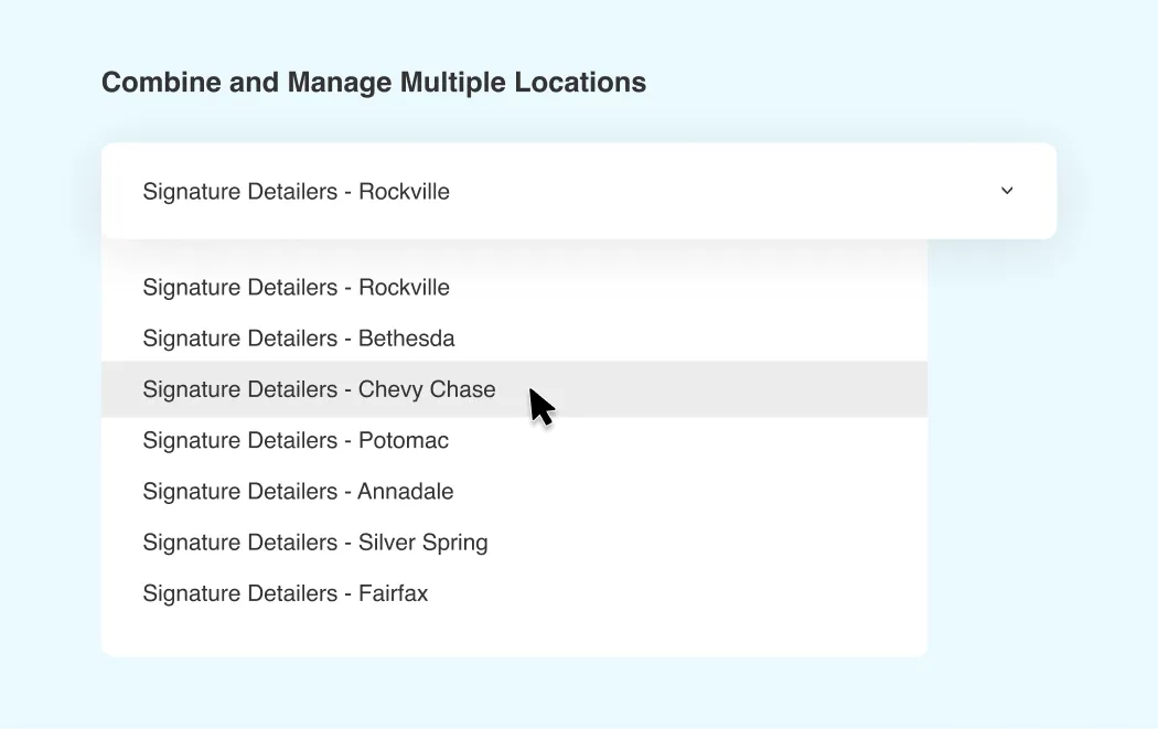 Combine and Manage Multiple Locations